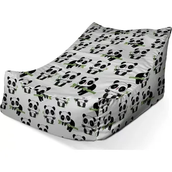 Sedací pytel Sablio Sedací vak Lounge Pandy s větvičkou - 80 x 95 x 50 cm