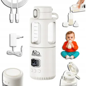 Ohřívač a sterilizátor Přenosný ohřívač lahví turistický do auta na mléko BabyWater