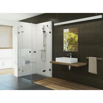Ravak Brillant sprchový kout 100x100 cm čtvercový chrom lesk/průhledné sklo 1UVAAA00Z1