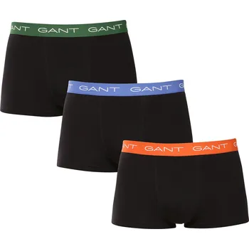Boxerky 3PACK pánské boxerky Gant černé (902533003-005) XXL Možnost vrácení zboží ZDARMA do 120 dnů!