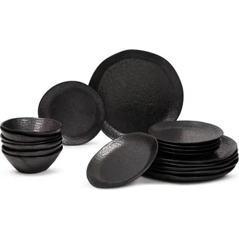 Sada nádobí Kameninová jídelní sada 18 ks Dark Moon – Bonami Selection ID_1712812