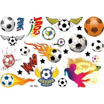 Odstranitelné tetování Tetování pro děti Míč Gól (1 ks)