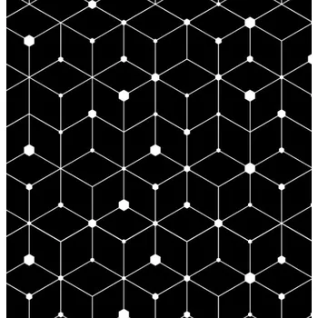 Funkční úplet na trička geometrický vzor Molec černý
