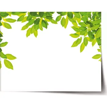 Plakát Sablio Plakát Listy - 120x80 cm