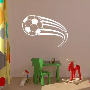 samolepka Sablio Samolepka na zeď: Fotbalový míč - 60x43 cm