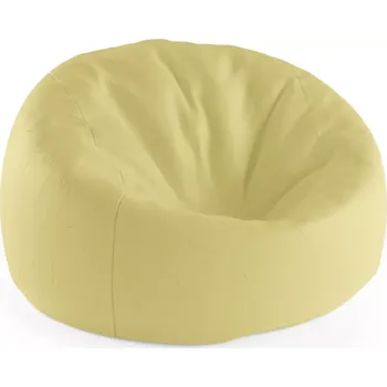 Sedací pytel Sablio Sedací vak Cocoon Světle žlutá - 115 x 75 cm x 45 cm