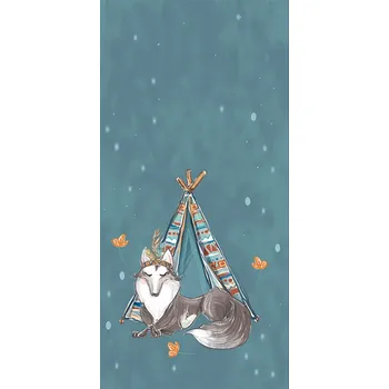 Látka kočárkovina PANEL A 55x105 wolf