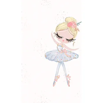 Imitace bavlněného plátna PANEL XL 80x100 balerína růžová