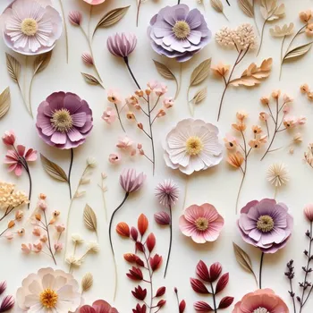 Látka lesklá na plavky, fitness oblečení 3D květiny Millie