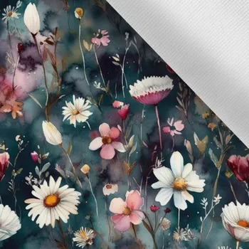 Letní pružný softshell akvarel kopretiny Diana