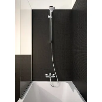 Sprchový set Sprchová souprava 3-dílná, HANSGROHE CROMA SELECT E VARIO 3JETruční sprcha 110x110 mm, 3 proudy, tyč, hadice, bílá/chrom