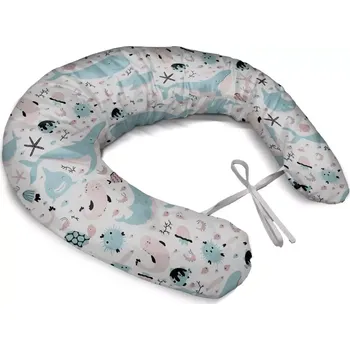 Polštář Sablio Těhotenský polštář Animovaný mořský svět