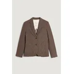 SAKO GANT SLIM PIQUE BLAZER DEEP BROWN