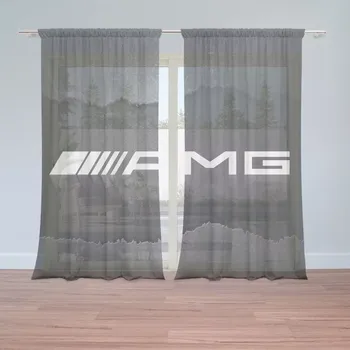 Záclona Sablio Záclony AMG černá: 2ks 150x250cm