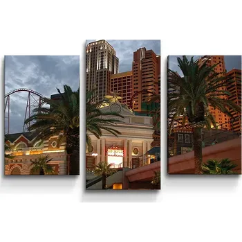 Obraz Sablio Obraz - 3-dílný Las Vegas 4 - 75x50 cm