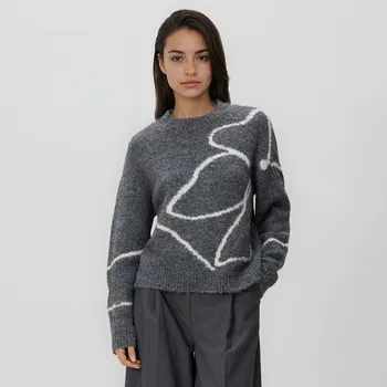 Dámský svetr Reserved - Vzorovaný svetr - vícebarevná - 255GV-MLC - 255GV-MLC-S