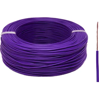 elektrický kabel Elektroinstalační kabel 1x0,5mm? fialový