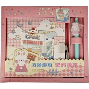 Zápisník Notes Zápisník/deník na zámek s klíčkem a perem, 108 stran.