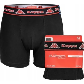 Boxerky KAPPA pánské boxerky bavlna vel. M černé