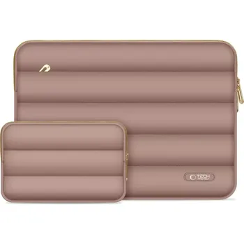 brašna na notebook Pouzdro na notebook Tech-Protect Puffy Laptop 13-14 - Hnědé