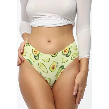 Dámské spodní prádlo Kalhotky AVOCADO classic žluté- bezešvé, XL i10_P74210_2:93_