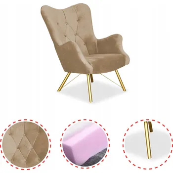 Křeslo Křeslo ušák Family Meble béžové