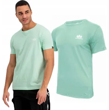 Pánské tričko Tričko Alpha Industries Small Logo Basic 188505 43 Mint L
