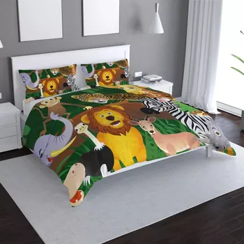 Povlečení Sablio Povlečení Zvířátka - 140x220 / 90x70