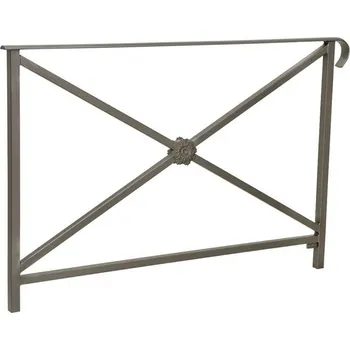 Zábradlí Zábradlí Héritage, délka 1500 mm, jedno madlo, jednoduchý kříž s růžicí, barva šedá Procity