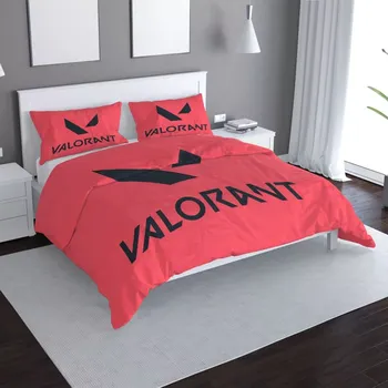 Povlečení Sablio Povlečení VALORANT Red - 140x220 / 90x70