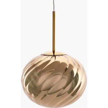 Tom Dixon LED závěsné světlo Whirl, zlaté, 30 cm, plast, stmívatelné zlato 1 x 9 W LED - Doprava zdarma