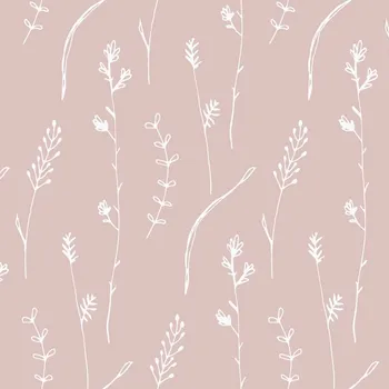 Hladký šifon/silky botanica růžová