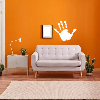 samolepka Sablio Samolepka na zeď: Otisk dlaně - 60x58 cm