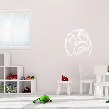 samolepka Sablio Samolepka na zeď: Meme Angry - 57x60 cm