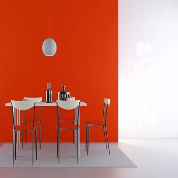 samolepka Sablio Samolepka na zeď: Motýlí ornament - 60x22 cm