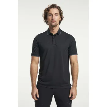 Pánské tričko TENSON Txlite Q-Dry Polo M Black L - L