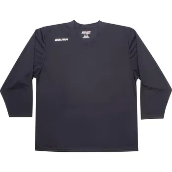 BAUER BAUER FLEX PRACTICE JERSEY SR - Seniorský tréninkový dres, Černá L