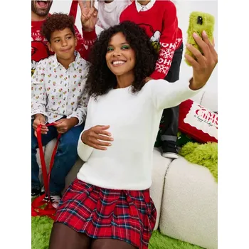 Dámský svetr Sinsay - Svetr basic - bílá - 234GT-00X - 234GT-00X-M