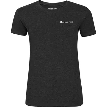 Dámské tričko Dámské bavlněné triko s fine cotton ALPINE PRO FRABA černá M