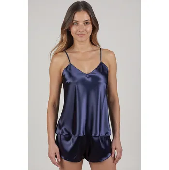 Dámské noční prádlo Dámské pyžamo Vivisence 2053 Barva: Modrá - tmavě, Velikost: XL