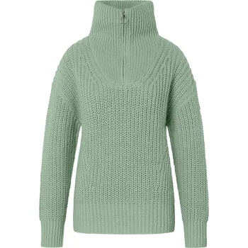 Dámský svetr 719114 - Tchibo - Svetr troyer z hrubého úpletu - pro ženy - vel. M 40/42 - barva: zelená