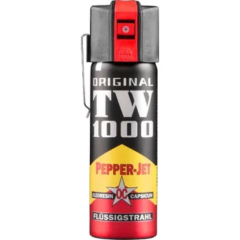 Obranný sprej Pepřový sprej TW1000 Pepper – Jet s klipem 63 ml (Pepřový obranný sprej Pepper – Jet s klipem 63 ml)