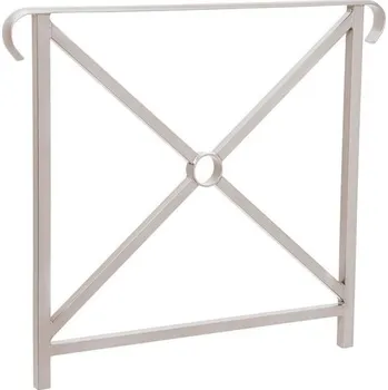 Zábradlí Procity Zábradlí Héritage, délka 800 mm, dvě madla, jednoduchý kříž, barva šedá RAL7044