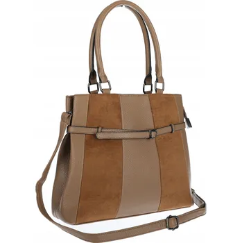 Dámská elegantní italská pracovní kufřík A4 MC371 hnědá