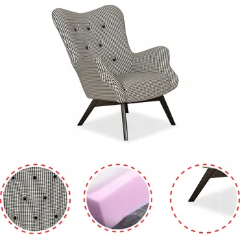 Křeslo Křeslo ušák Family Meble černé