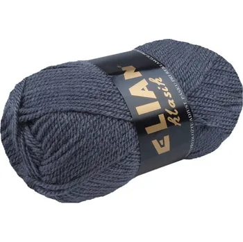 Příze Elian KLASIK příze 50 gramů na pletení - 3 (131) šedá tmavá