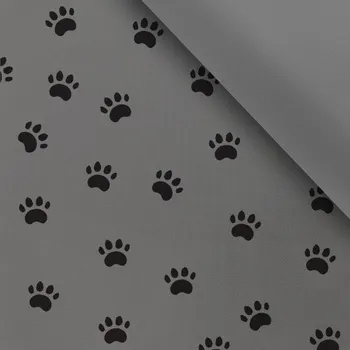 Látka s potiskem kočárkovina TD/NS tlapky