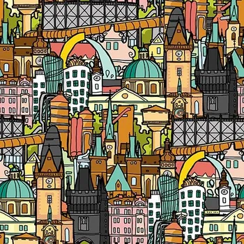 Látka letní softshell I love Czech Republic