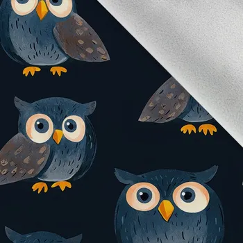 Softshell zimní sovy tmavě modré