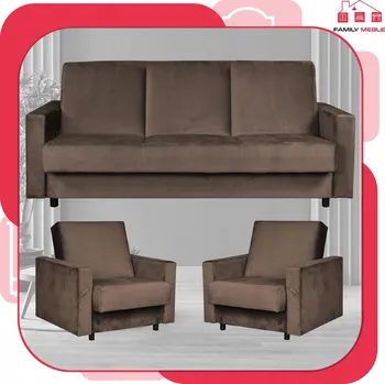 Sedací souprava Sedací souprava Family Meble hnědá